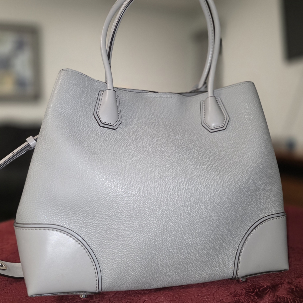 Michael Kors Light Gray Tote Bag - Picture 2 of 15